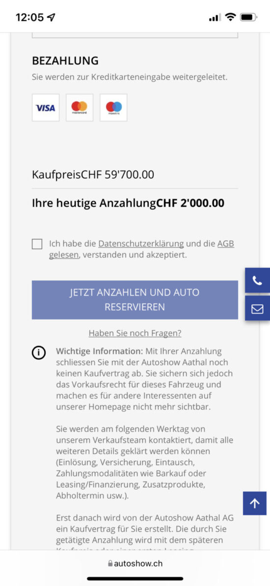 Autos online kaufen - Autoshow Aathal AG 4