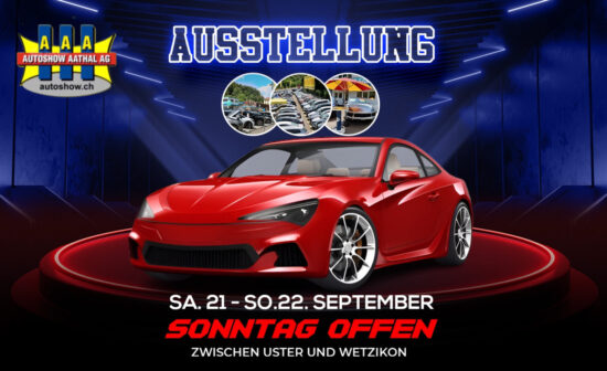 Ausstellung mit Sonntagsverkauf 21. + 22. September - Autoshow Aathal AG 1