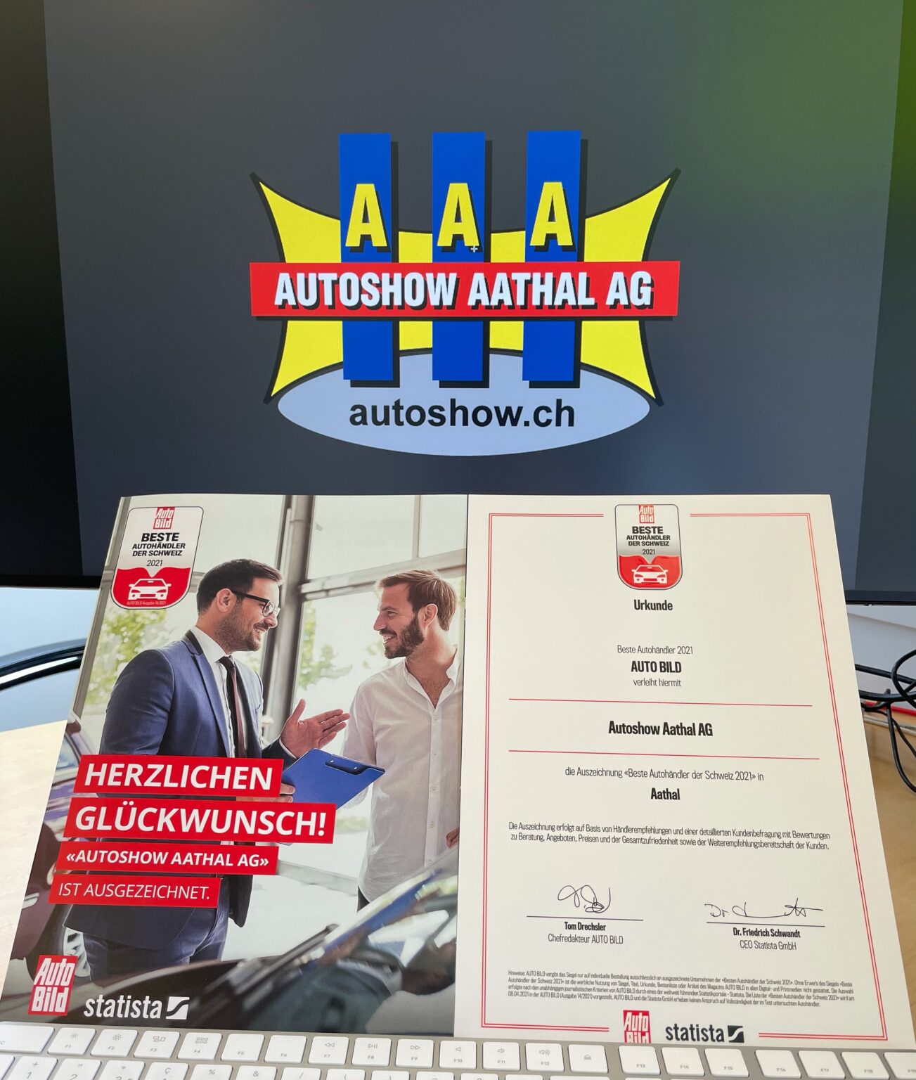 Nous figurons parmi les meilleurs - Autoshow Aathal AG 5