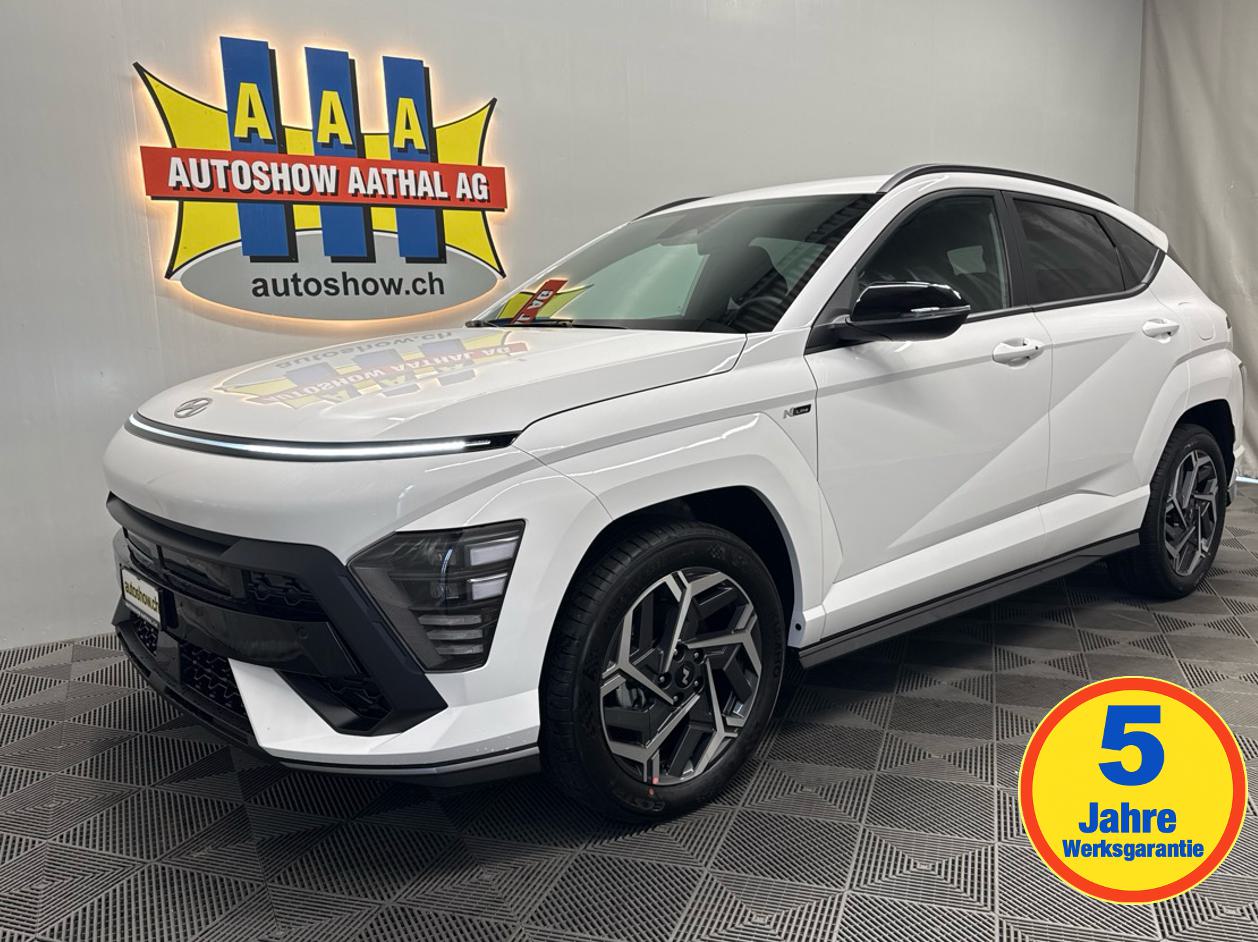 HYUNDAI Kona 1.6 GDi HEV N Line DCT - Autoshow Aathal AG bei Uster bietet günstige Occasionen und Neuwagen 2
