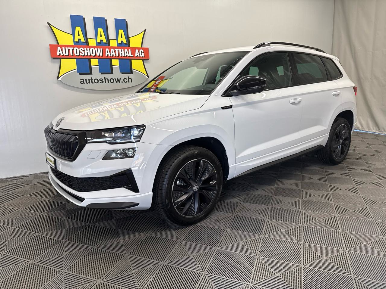 SKODA Karoq 1.5 TSI SportLine DSG - Autoshow Aathal AG bei Uster bietet günstige Occasionen und Neuwagen
