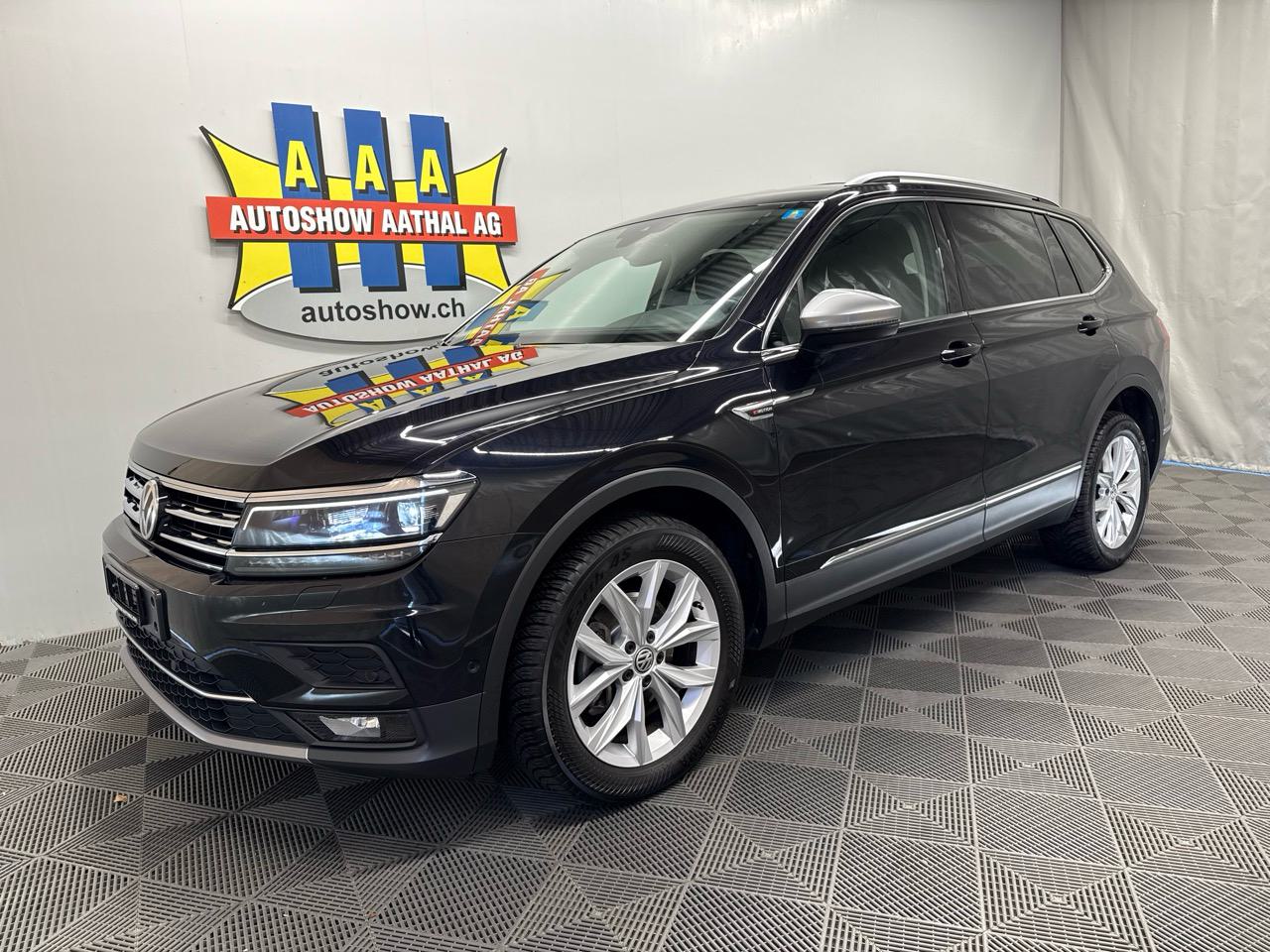 VW Tiguan Allspace 2.0TDI Highline 4Motion - Autoshow Aathal AG bei Uster bietet günstige Occasionen und Neuwagen