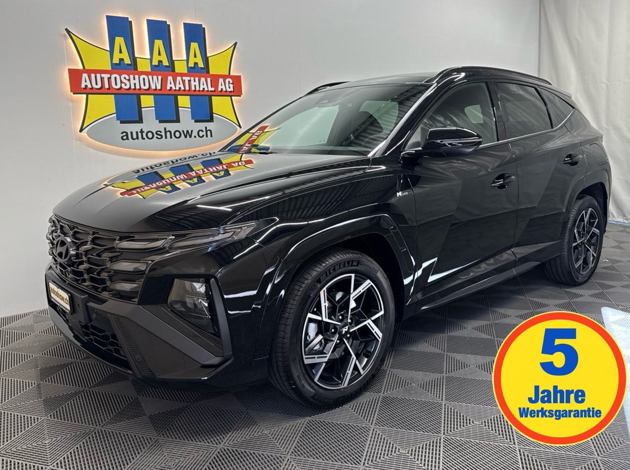 HYUNDAI Tucson 1.6 TGDI N-Line 4WD DCT - Autoshow Aathal AG bei Uster bietet günstige Occasionen und Neuwagen