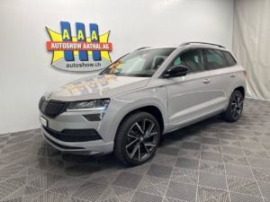 SKODA Karoq 2.0 TSI SportLine 4x4 DSG - Autoshow Aathal AG bei Uster bietet günstige Occasionen und Neuwagen