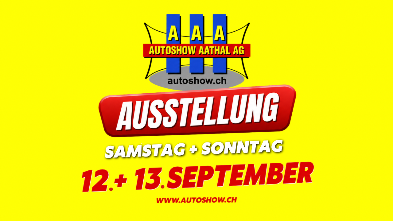 Ausstellung am 12.+13. September - Autoshow Aathal AG bei Uster bietet günstige Occasionen und Neuwagen