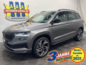 SKODA Karoq 2.0 TSI SportLine 4x4 DSG - Autoshow Aathal AG bei Uster bietet günstige Occasionen und Neuwagen 9
