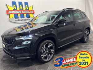 SKODA Karoq 2.0 TSI SportLine 4x4 DSG - Autoshow Aathal AG bei Uster bietet günstige Occasionen und Neuwagen 5