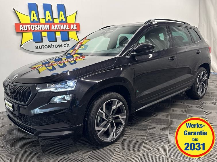 SKODA Karoq 2.0 TSI SportLine 4x4 DSG - Autoshow Aathal AG bei Uster bietet günstige Occasionen und Neuwagen 5