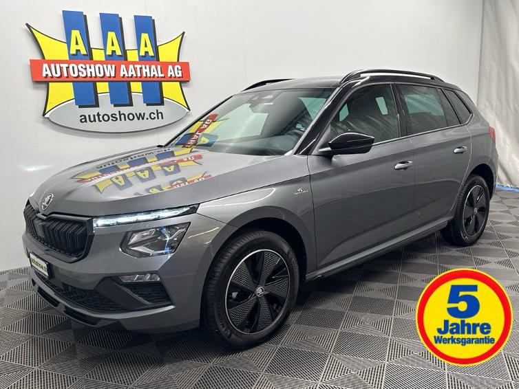 SKODA Kamiq 1.5 TSI Monte Carlo DSG - Autoshow Aathal AG bei Uster bietet günstige Occasionen und Neuwagen
