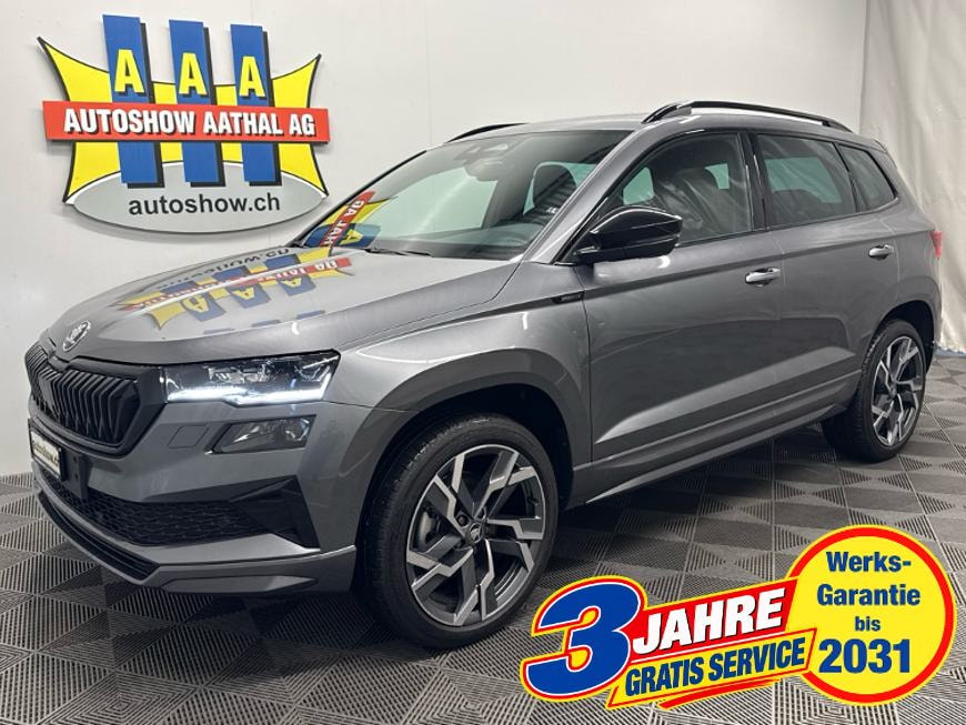 SKODA Karoq 2.0 TSI SportLine 4x4 DSG - Autoshow Aathal AG bei Uster bietet günstige Occasionen und Neuwagen 5